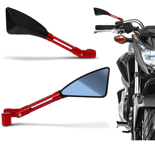 Retrovisor Moto Esportivo Tp Rizoma Hornet Xr3 Cb300 Cores