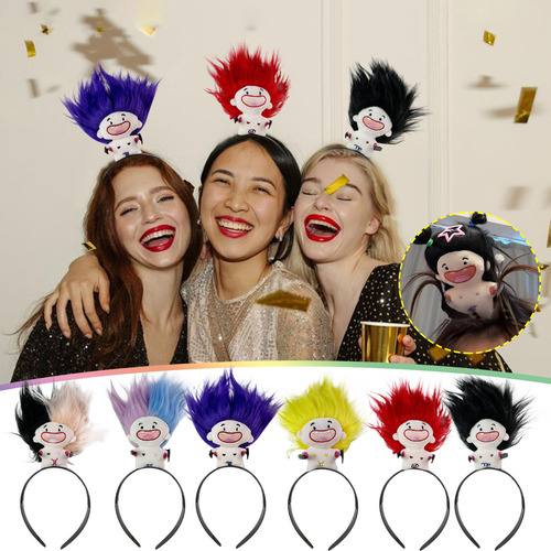 Diadema Decorativa Con Forma De Muñeca Con Forma De Cabeza E