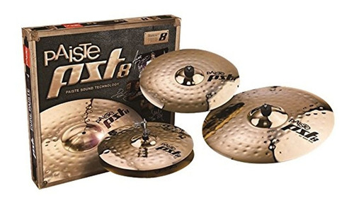 Paiste Pst8 Paquete De Platillos Ride 20 Crash 16 Hi Hats 14