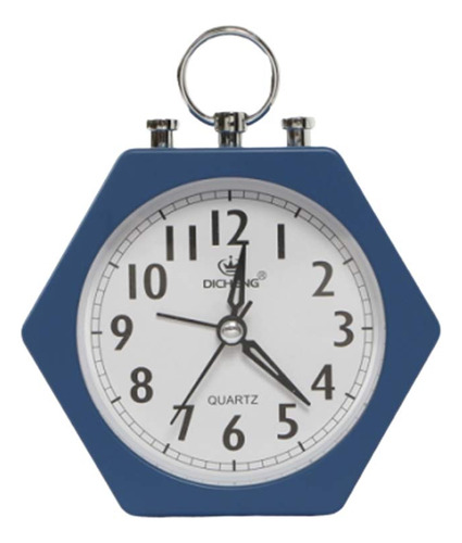 Reloj De Mesa Hexagonal Con Alarma De Muellery, Despertador,