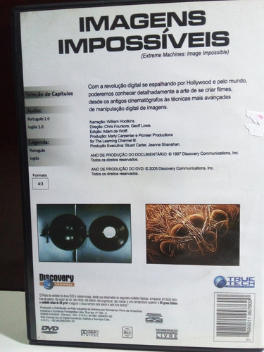 Dvd Imagens Impossíveis/discovery Channel. (Usado)
