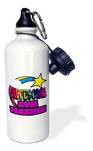 3drose Shooting Star Rainbow Awesome Gym Teacher-sports Wate