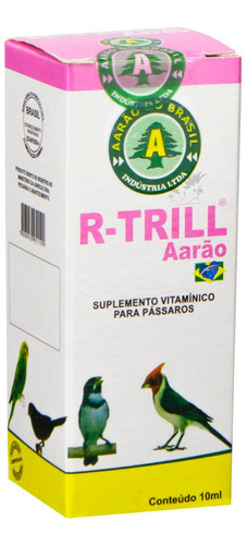 R-trill 10ml - Aarão - Suplemento Vitamínico Para Pássaros