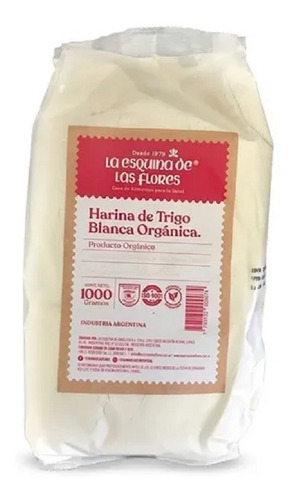 Harina Blanca Org. Esquina  De Las Flores - 1 Kg