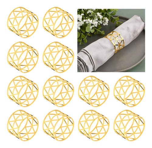 Decoración Para Cena De Boda Con 12 Servilleteros