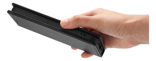 Funda Protectora Magnética De Piel Sintética Con Tapa Para Xiaomi Poco M7 Pro 5g