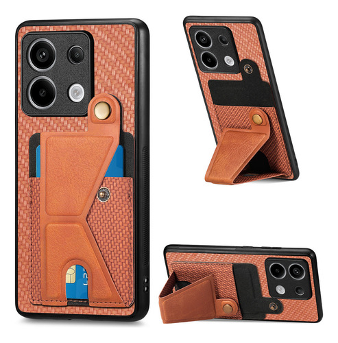 B Funda Magnética Cards Solt Kickstand Para Redmi Cover
