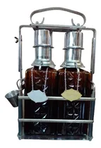 Comprar Botellas Antiguas Para Servir Coñac - Scotch + Canasto. 