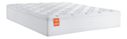 Colchão Casal Queen Molas Ensacadas Real Pillow Top Branco