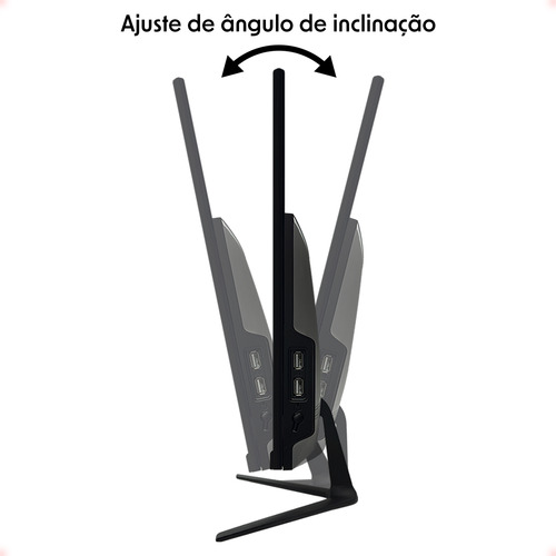 All In One Completo Preto I5 16gb Ssd 128gb 23,8 Strong Tech