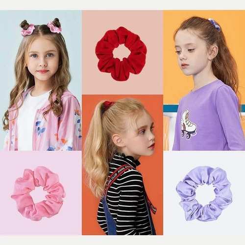 45pcs Ligas Para Cabello, Scrunchies Para Cabello Y Cabello