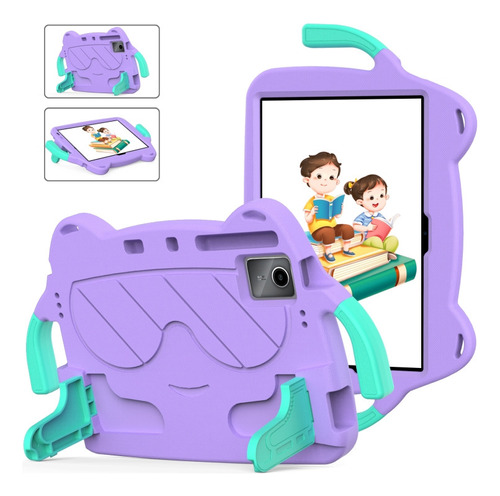 Funda Rígida De Pc Eva De Color Morado Claro Para Tcl Tab 11