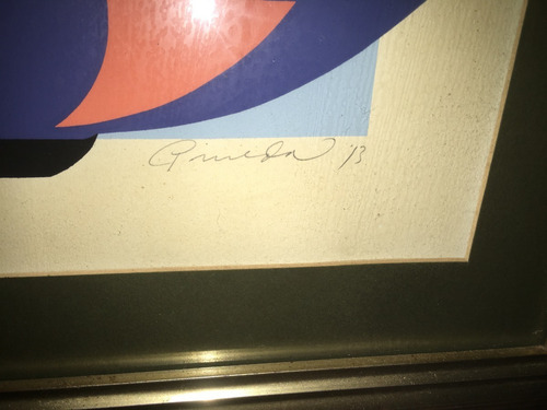 Vendo Cuadro Lienzo Grafía De Miguel Pineda