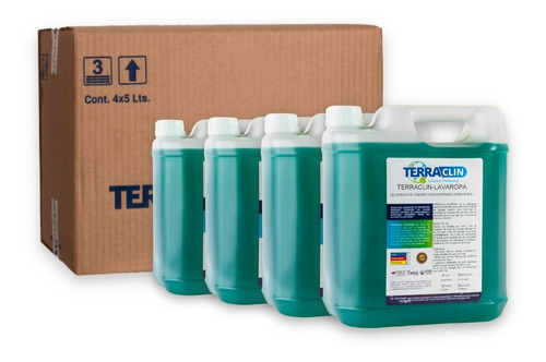 Imagen 1 de 7 de Detergente De Ropa Biodegradable Concentrado - Pack 4x5 Lts