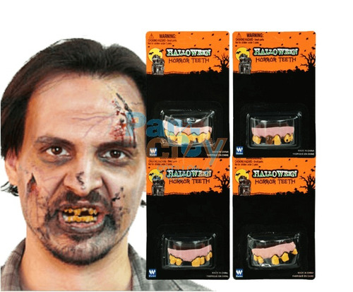 Dientes Podridos Silicona Oferta Halloween Terror Diente
