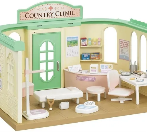 Sylvanian Families Clinica Rural Y Muebles 5096 Original Edu