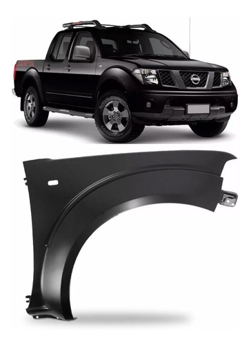 Paralama Nissan Frontier 2008 Á 2013 Com Furo Pisca