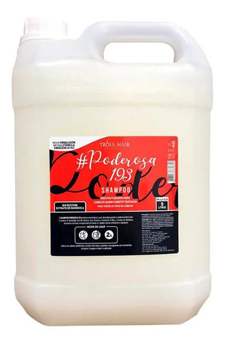 Shampoo Galão Tróia Hair Poderosa 5 Litro - Envio Imediato