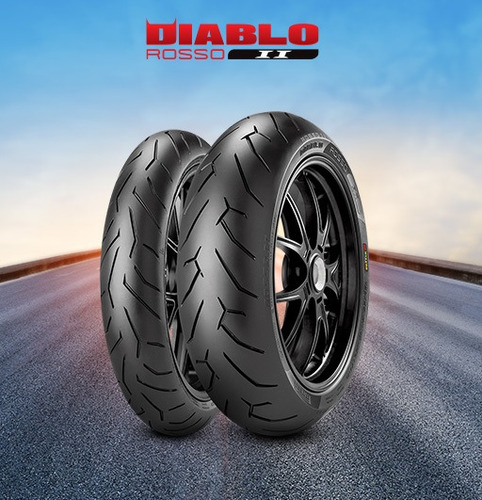 Pneu Cb 120/70zr-17+190/55zr-17 75w Tl 58w Pirelli Rosso Ii