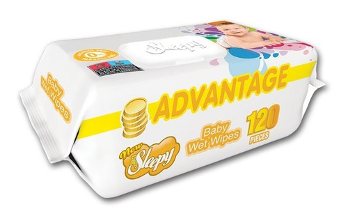 Toallitas Húmedas Advantage 120 Unidades Marca Sleepy