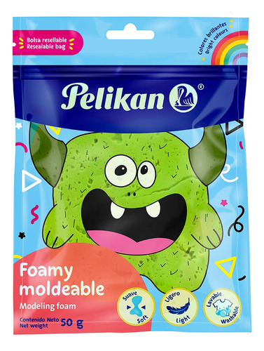 Foamy Moldeable Pelikan - Bolsa 50 Gramos Color Verde Claro
