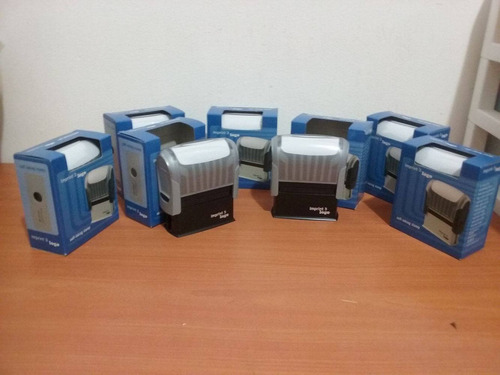 Imagen 6 de 6 de Sello Automatico Personalizado Imprint 3 Logotipo O Endoso