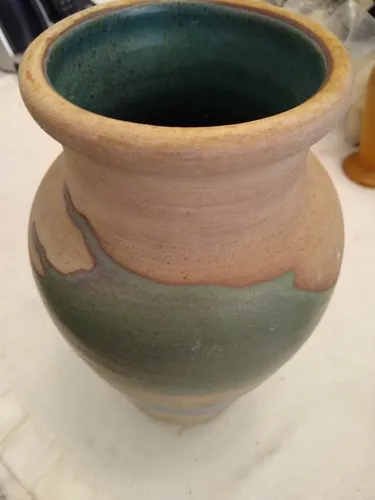 Florero De Ceramica - Usado (Usado)