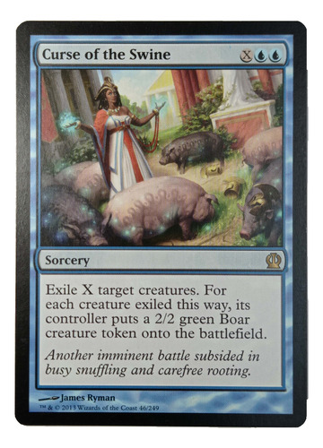 Carta Magic Curse Of The Swine [theros] Mtg Sorcery