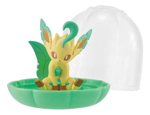 Leafeon Figura De Colección En Capsula Gashapon