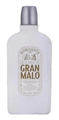 Imagen 1 de 1 de Tequila Gran Malo Horchata - L a $245000