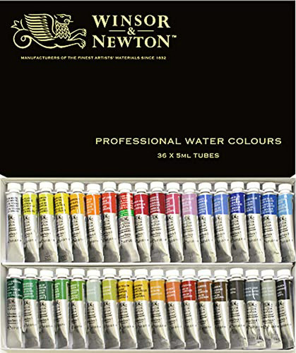 Art Paint - Windsor & Newton Artists Water 5ml Tube 36c Set 
