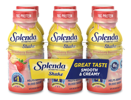 Splenda Diabetes Care Batido De Reemplazo De Comida, 8 Onzas