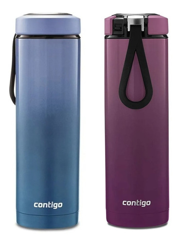 Termo Botella Térmica Contigo Evoke 709ml Acero Inox Febo