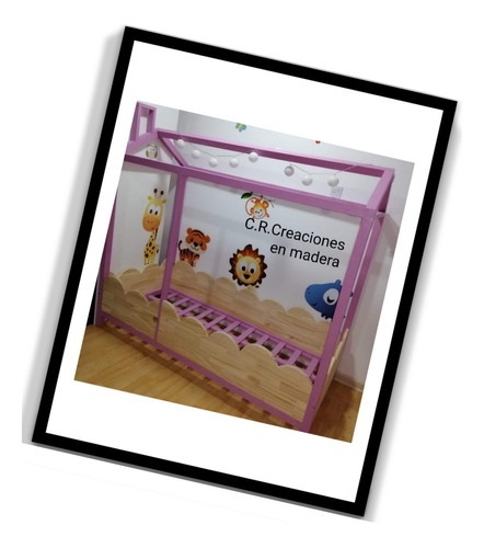 Cuna De Bebe De Madera Muebles Infantil Cama Cuna Montessori
