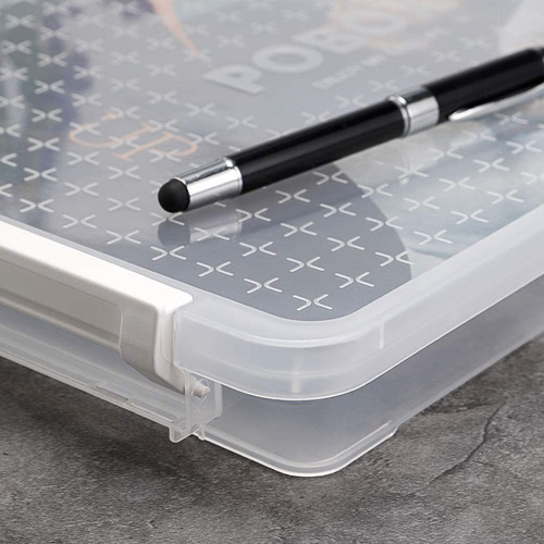 Imagen 6 de 6 de Btsky - Caja De Almacenaje Apilable De Plastico Pp Transpar