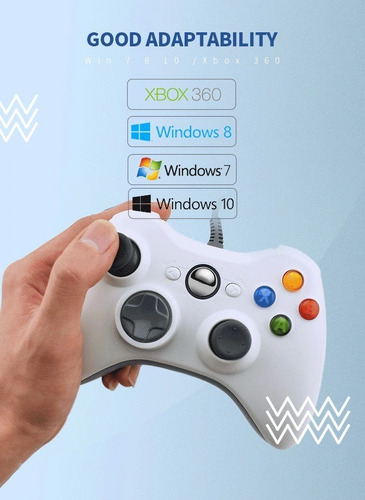 Imagen 2 de 7 de Control Xbox Pc Usb Joystick Gamers Tipo Xbox 360 Mando Xbox