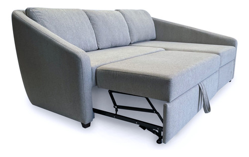Sala Esquinera Con Sofa Cama Y Baul Fersa Diseño Mobydec