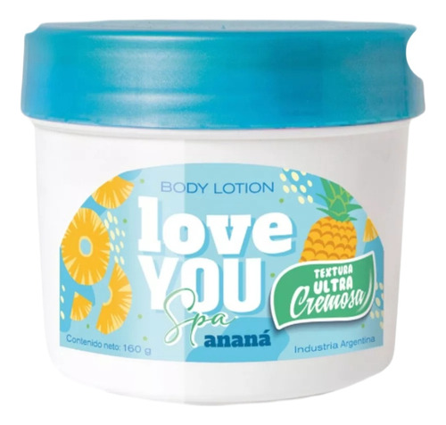 Body Lotion Love You Spa Ananá Millanel 160g