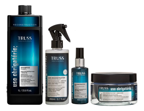 Kittruss Usoobrigatórioreconstruction-s1l+leavein+óleo60ml+m