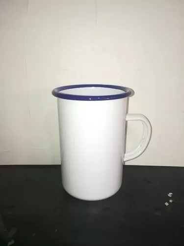 Taza Cerámica Tipo Peltre para Sublimar