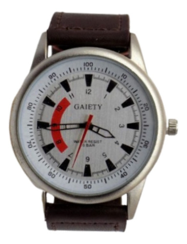 Reloj Casual Acero Cuarzo Marca Gaiety Modelo G038 Café