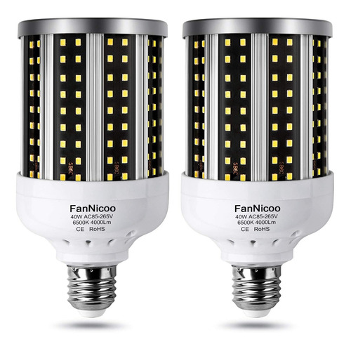 2 Bombilla Led Maiz Equivalente 280 W Luz Blanca Fria 40 K