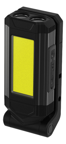 Luz De Trabajo Led Plegable Cob: Recargable Por Usb, Multifu