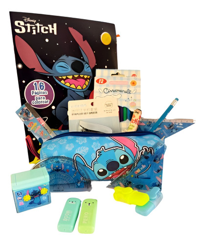 Lapicera Escolar Genérica - Ideal Para Clases Y Tareas Stich Lapicera Stich