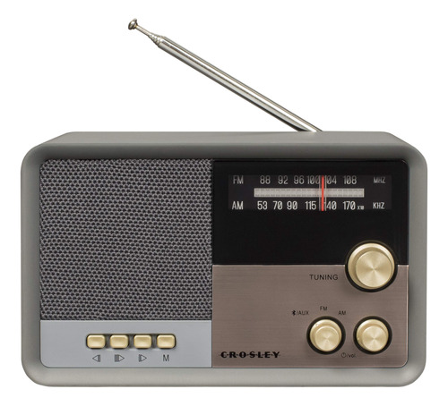 Crosley Cr3036d-cl Tribute Vintage Radio Bluetooth Am/fm, Co