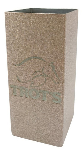 Imagem 3 de 4 de Copo Inox Quadrado Trot's Para Tereré Rose C/ Glitter