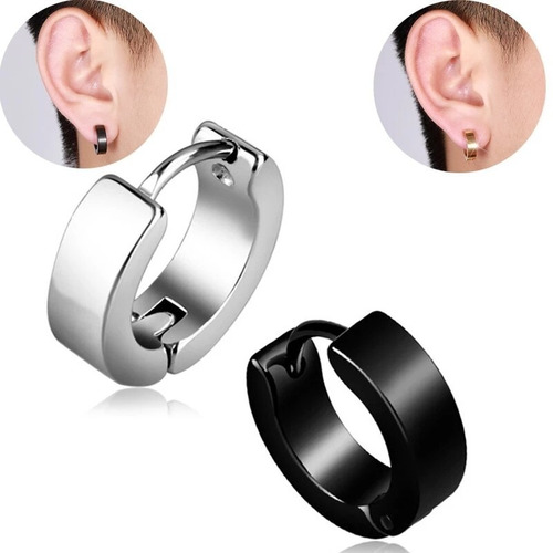 Imagem 8 de 9 de Brinco Argola Masculino Aço Inox Qualidade E Excelente Preço