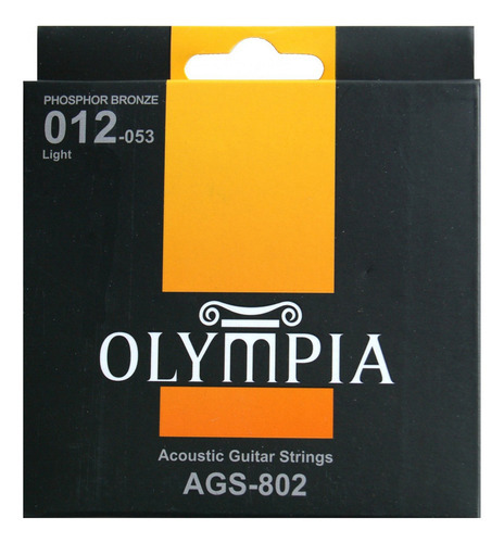 Cuerdas Para Guitarra Acústica Calibres Olympia Ags802