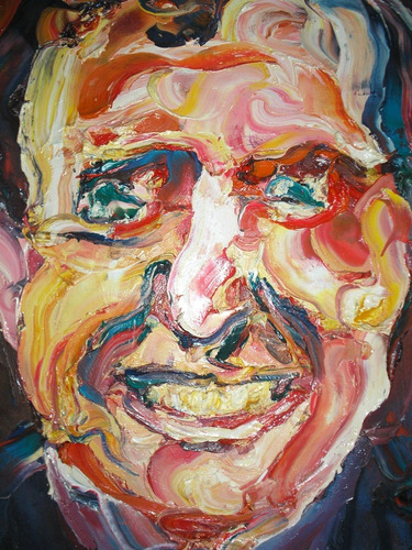 Retrato De Carlos Menem 2013. La Rocca. Arte Microconceptual