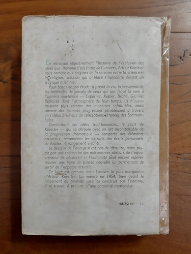 Livro Les Somnambules/os Sonâmbulos Arthur Koestler